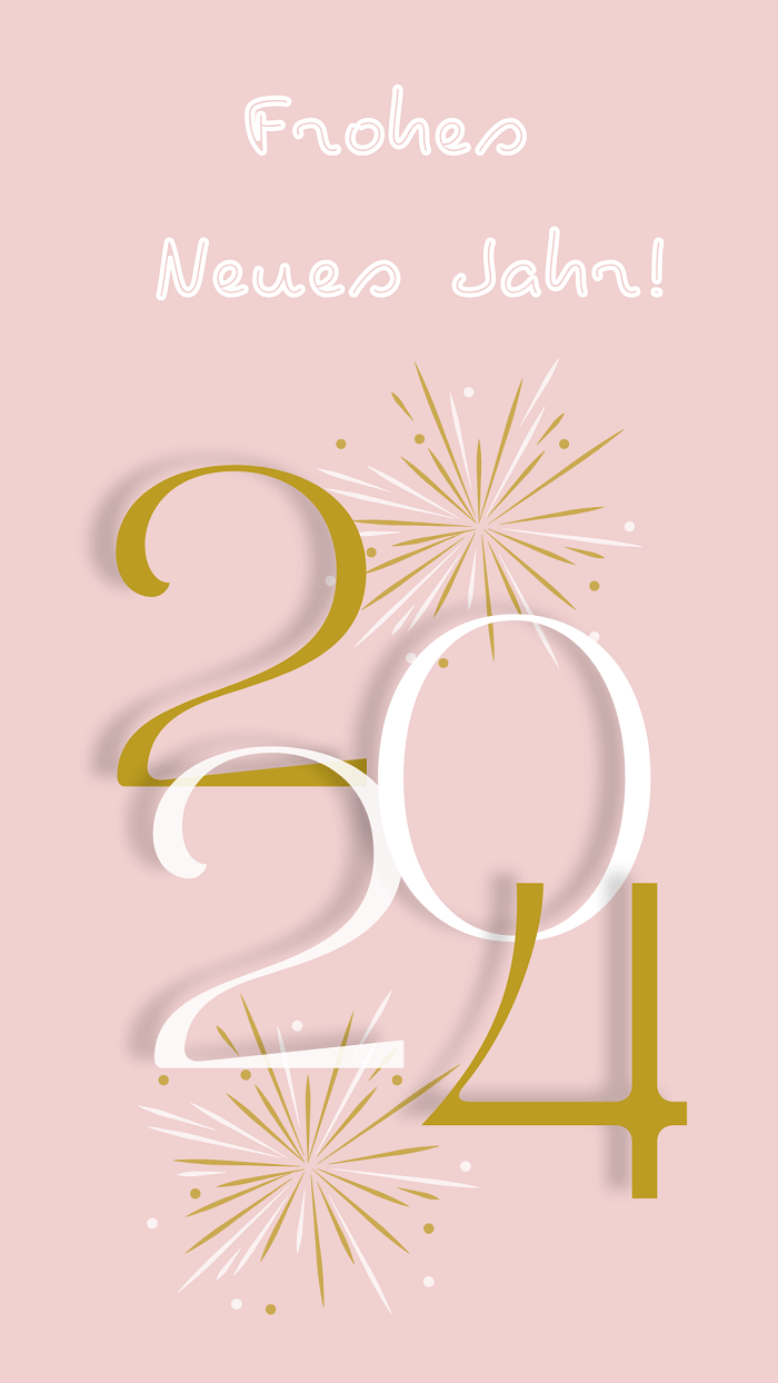 Frohes neues Jahr 2024- Moonzori Glückwünsche und Bilder 