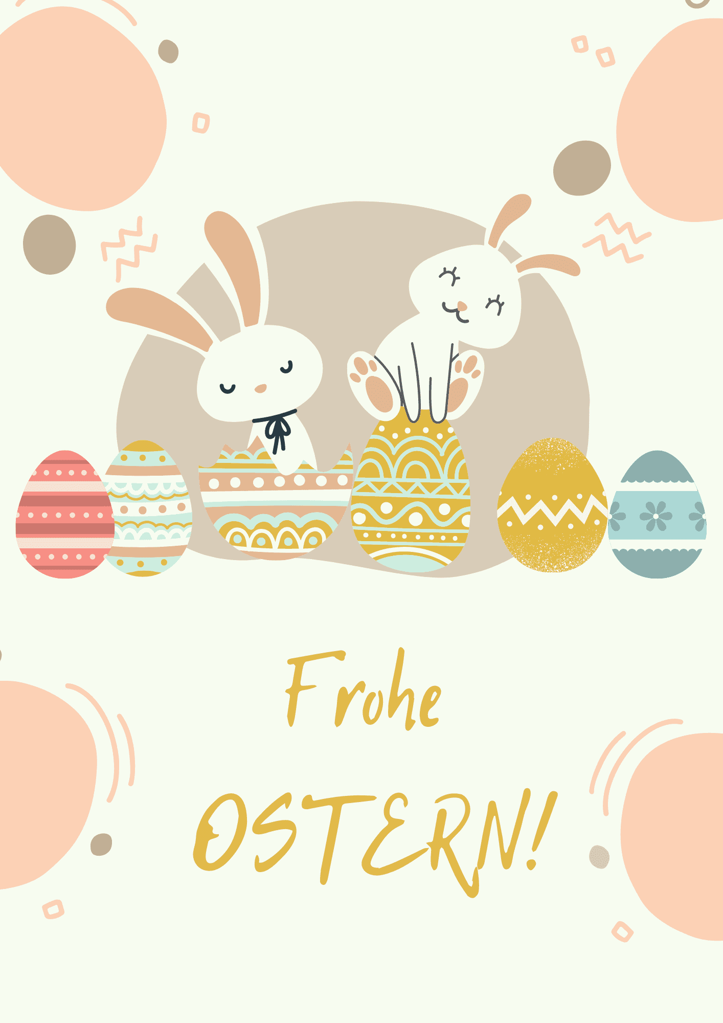 Frohe Ostern! Osterhasen - Moonzori