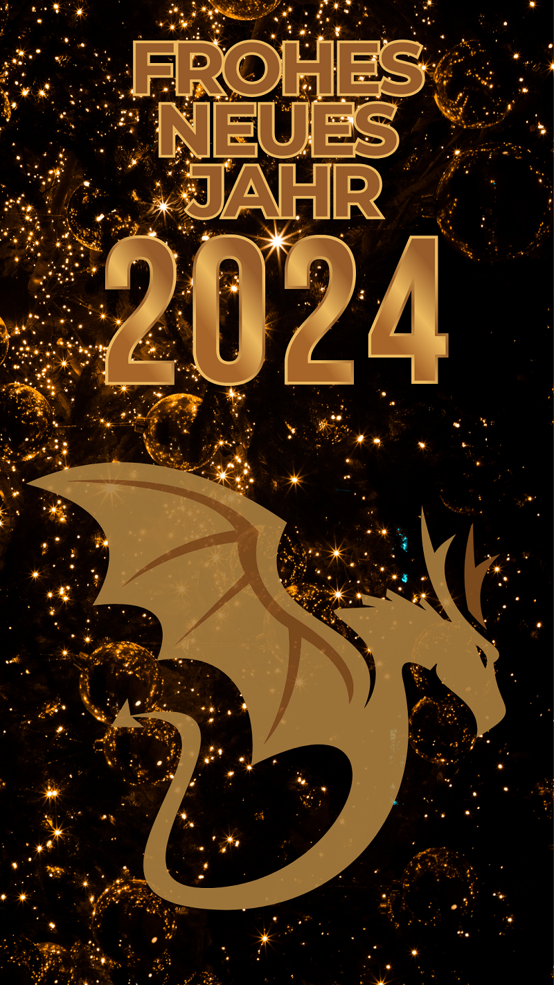 Frohes Neues Jahr 2024 - Moonzori Neujahrsgrüsse