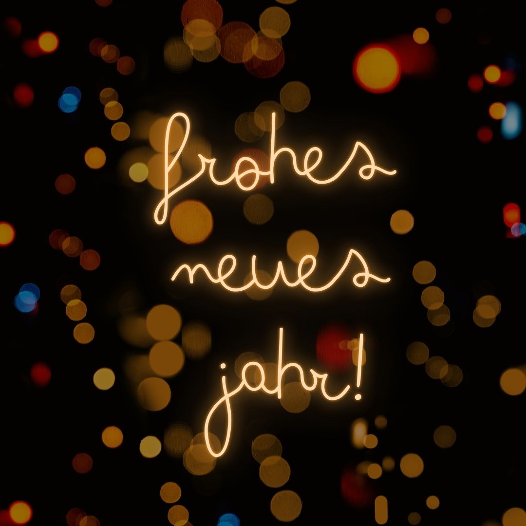 Frohes neues Jahr! Neujahrsbild. Moonzori